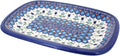 Blue Rose Polish Pottery Savannah Small Rectangular Serving Platter