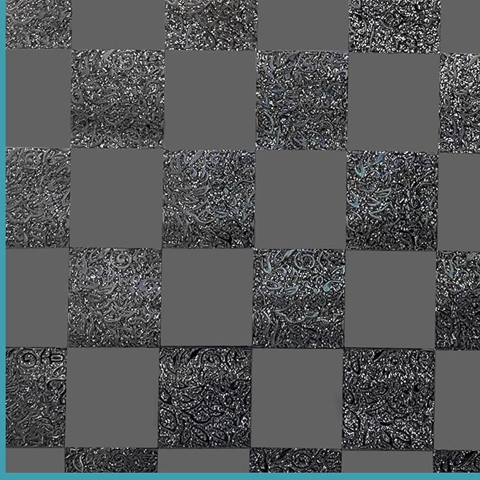 Window Film Privacy Day and Night with Installation Tools, Static Cling Glass Film Ideal for Home Shower Office Glass Door (Black, 35.4 x 78.7 Inch)
