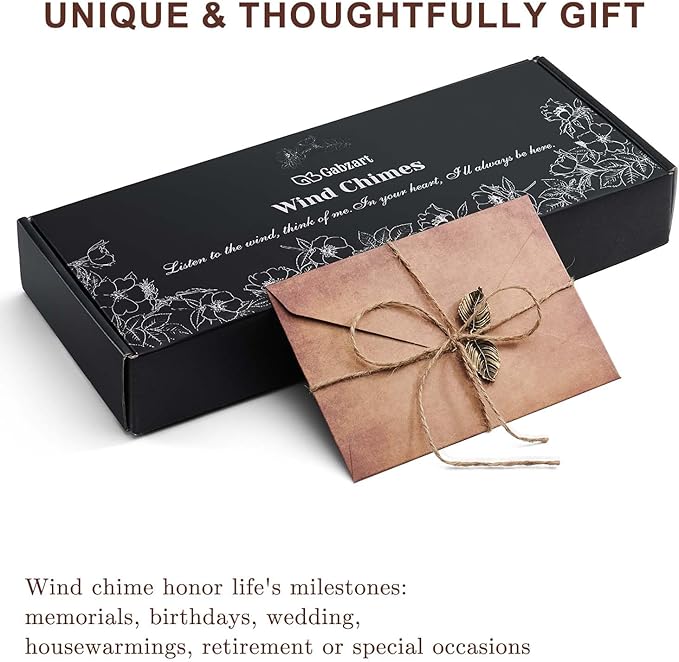 Wind Chimes for Outside, Tree of Life Deep Tone Vintage Wind Chime Outdoor Clearance, Sympathy/Memorial/Festivals/Birthday Gift for Mom Dad Grandma, Home Garden Decor (34" Tree of Life)