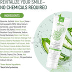 Natural Fluoride Free Toothpaste - Nano Hydroxyapatite, Remineralizing, Sensitive Teeth, Whitening & Zero Waste Tube - Dentist Recommended for Adult & Kids Oral Aloe Vera & Chamomile (Single, Aloe)
