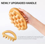 AiRelax Wood Therapy Massage Tools,Wooden Massage Body Brush for Cellulite Remover,Itchy Skin Relief,Body Shaping,Professional Maderoterapia Kit Meridian Pressure Brush,Lymphatic Drainage Massager