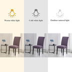 Joccun Chair Covers for Dining Room Set of 4,Dining Chair Slipcovers Stretch Dining Room Chair Covers Seat Protector,Washable Parsons Chair Cover for Home,Hotel(Grapeade,4 Pack)