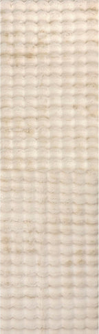 nuLOOM Jeni Checkered 2'6" x 6' Machine Washable Runner Rug for Living Room Bedroom Dining Room Entryway Hallway Kitchen, Beige