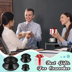 TrelaCo 6 Pcs Cupping Kit for Massage Therapy 3 Sizes Silicone Cupping Set Chinese Massage Therapy for Studio Household Cellulite Joint Pain Muscle Pain(Black)