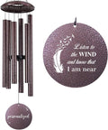 ASTARIN 36" Large Deep Tone Personalized Sympathy Wind Chimes, Memorial Wind Chime for Loss of Mother Father Loved One, Angel's Feather Bereavement Gifts Decor Outdoor Patio Garden(Produced in USA)