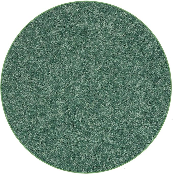 KOECKRITZ Soft and Colorful Kids Classroom Area Rugs (Passes Flammability Pill Test) Many Sizes and Bright Colors to Select from (9' Round, Froggy)