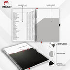 Hourly Appointment Book, Scheduling Book, Daily Schedule Planner with 15 Minutes Increments, Business Appointment Book for Multiple Schedules, Business Planner, Undated, 2 Years, Large, HARDCOVER