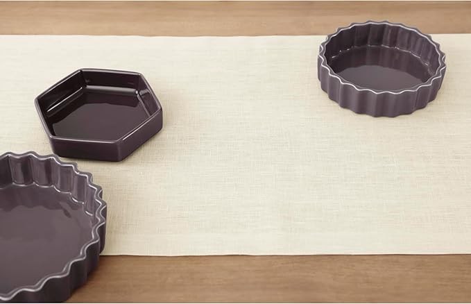 Solino Home Linen Ivory Table Runner 60 Inches - 100% Pure Linen Small Table Runner 14 x 60 Inch Ideal for Dresser and Coffee Tables - Fall, Autumn, Thanksgiving - Fete