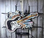 Neon Signs Bar Bedroom inin Rock And Roll Guitar Music Glass Neon Signs for Office Hotel Birthday Man Cave Neon Light Art Wall Lights 24 X 20 Inches