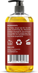 MAJESTIC PURE Frankincense Scar and Stretch Massage Oil for Massage Therapy - Refreshing, and Relaxing - Natural Oils with Frankincense Essential Oil - for All Skin Types - Men and Women - 8 fl oz