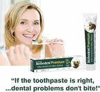 Herbodent® Premium Toothpaste - 5.82 Oz Pack of 2 | 21 Herbs for Strong Teeth & Healthy Gums- Neem, Clove, Cinnamon, Cardamom with Natural Mouthwash-No Paraben, No Fluoride, No Saccharin, No Triclosan