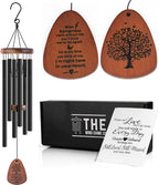The Wind Chime CO Memorial Wind Chimes, Sympathy Wind Chimes Gift for The Loss of A Loved one, Home Decor Outdoor Garden, Soothing Melodic Tones with Mute Option.