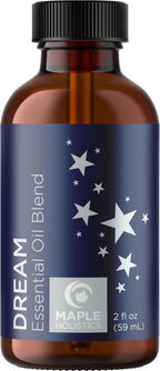 Sleep Essential Oil Blend for Diffuser - Dream Essential Oils for Diffusers Aromatherapy and Relaxation with Clary Sage Ylang-Ylang Roman Chamomile and Lavender for Sleep Time Support (2 Fl Oz)