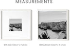 HAUS AND HUES 8x8 Square Picture Frames Set of 15 - Oak Wood Gallery Wall Frames, White
