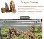 Aquarium Rocks Dragon Stone Natural Hardscape Stone for Aquariums, Fish Tanks, Bonsai, Terrariums, Wargaming Dioramas, Indoor or Outdoor Gardens-5Lb(2-6 Inch)