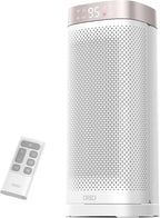 Dreo Space Heaters for Indoor Use, 1500W Fast Heating Portable Heaters with Remote, Large PTC Ceramic Electric for Bedroom, 12H Timer, 70° Oscillation, Overheat Protection, Safety Heat for Home Office