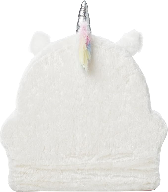 Amazon Basics Children's Plush Toddler Chair, Unicorn, Medium, Multicolor