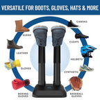 Everlasting Comfort Silent Convection Boot Dryer for Work Boots, Boot Warmer, Energy-Efficient with Fanless Feature to Reduce Smell - Ideal for Sneakers, Cleats & Winter Gear, Ski Boot, Gloves & Shoe