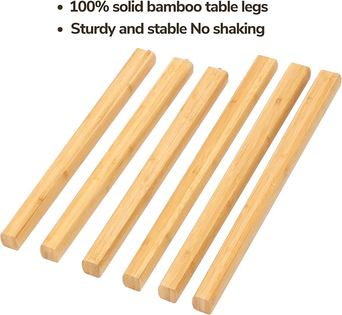 BAMEOS Bamboo Nesting Triangle End Table,Set of 2 Coffee Table Modern Minimalist Side Table for Living Room (Walunt)