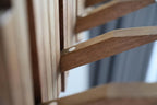 Natural Wood Wall Mounted Piano Coat Rack| Coat Rack Wall Mount| Flip Down Wall Hook Rack 5 Hooks| Entryway Wall Art Hook,Made of Acacia Wood (Wood Wax Oil staining Light Brown).