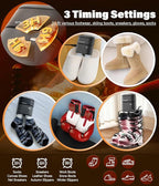 Snowpea Shoe Dryer with Heat Blower Ski Boots Dryer with Fan Heater Snow Boots Dryer Sneaker Dryer for Work Boots with 3/6/9 Hours Timer