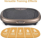 EILISON FitMax 3D XL Vibration Plate Exercise Machine - Whole Body Workout Vibration Platform w/Loop Bands - Lymphatic Drainage Machine for Weight Loss, Shaping, Wellness, Recovery