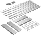 Land Guard Metal Raised Garden Bed for Gardening, 8x4x1.5ft Galvanized Raised Garden Bed, Planter Boxes Outdoor for Vegetables, Fruits and Flowers (Silver)
