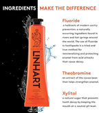 LINHART Whitening Toothpaste – Teeth Whitening, Enamel Strengthening Natural and Organic Toothpaste with Mint Flavor (3.5 oz)