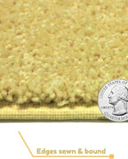 KOECKRITZ Soft and Colorful Kids Classroom Area Rugs (Passes Flammability Pill Test) Many Sizes and Bright Colors to Select from (8' Round, Lemon)