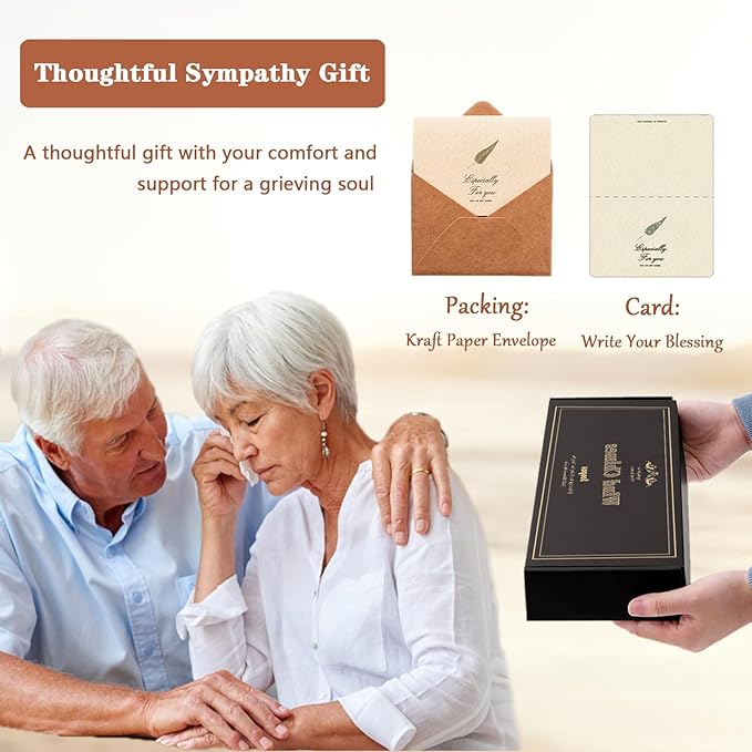 Memorial Gifts, 30" Wooden Sympathy Wind Chimes for Loss of Loved One, Memorial/Bereavement/Condolence/Funeral Gifts for a Loved One Mother Father Miscarriage