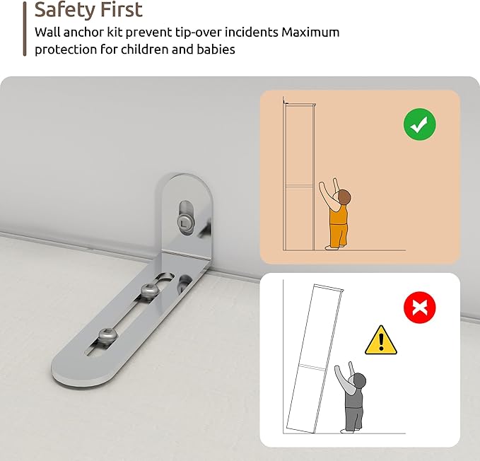 70-Inch Tall White Bookcase, 5 Tiers Shelves Open Storage Bookshelf, 33 in Wide Anti Tipping Indoor Furniture, Book Cases for Home Library Office Bedroom School