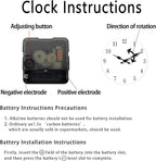 White Marble Large Clocks for Living Room Round Glass Wall Clock Battery Operated 16 Inch Silent Wall Clock Non Ticking