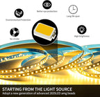 Modern Chandelier with 1%-100% Dimmable, Suitable for Dining Room, Bedroom and Living Room(Gold)