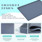 URMONA Waterproof Silicone Under Sink Mat 25'' x 19'' Shelf Liner for Kitchen and Bathroom, Cabinet and Counter Protector, Storage and Organizers, Litter Mat, Pet Cat Puppy Essentials(Black)