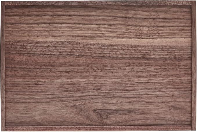 pandapark Wood Organizer Tray,Black Walnut,Desk & Drawer Storage Box (Walnut Master)
