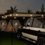 Outdoor String Lights 50 ft, LED Patio Lights with 27 (25+2 Spare ST38 Shatterproof Bulbs), IP 65 Waterproof, Outside Hanging Light for Cafe Bistro Backyard