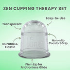 Silicone Cupping Therapy Set 6 Professional Massage Cupping Cups for Cupping Therapy Cup Kit for Massage, Myofascial Release, Cellulite Reduction