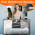 Under Bed Storage Containers 90L 8-Pack - 39x20x16 Inch by SpaceWhisper