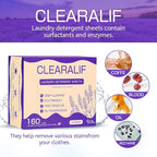CLEARALIF Laundry Detergent Sheets 80 Sheets (Up to 160 Loads), Lavender - Great For Apartments, Dorms,Eco Friendly
