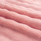 YUSOKI Luxury 3D Bubble Throw Blanket 5lb,All Ages,Home Decoration, (Light Pink,90 * 90inches)