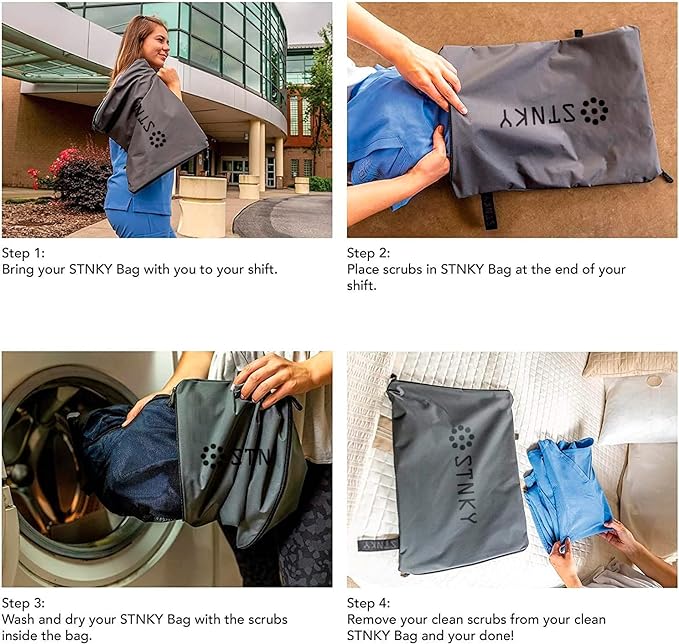 Bag Pro - Laundry Bag - Wash Bag for Health Workers, Sports, Fitness & Travel