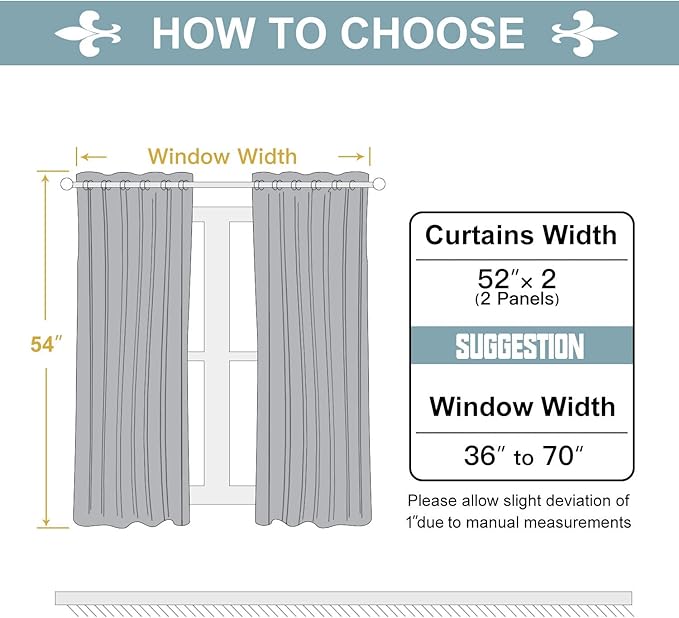 ChrisDowa Grommet Room Darkening Curtains for Bedroom and Living Room - 2 Panels Set Thermal Insulated Blackout Curtains (Pink, 52W x 54L)