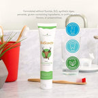 KidScents Slique Toothpaste by Young Living - 4 oz Tube - Gentle Dental Care for Kids - Premium Essential Oils - Citrus-Mint Flavor - Fights Plaque Removes Buildup and Stains - Fluoride and SLS Free