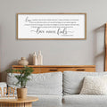SRSZHIYUE Love is Patient Kind Sign Wall Decor Art 40"×15" 1 Corinthians 13 4-8 Master Bedroom Christian Wood Framed Large Wall Hanging (Wood)