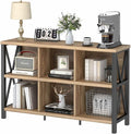 6 Cube Storage Organizer with Shelf - Industrial Bookcase by FATORRI