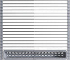 Over The Sink Dish Drying Rack for Kitchen, Expandable (12.8"-23.8" D x 15.5" W) Roll Up Dish Drainer with The Function of Fordable, Rust Proof, Large Sink Cover with Removable Utensil Holder