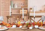 Lvydec 2 Pack Fall Maple Garland - 5.9ft/Strand Artificial Fall Foliage Garlands Assorted Color Leaves Autumn Decor for Home Wedding Halloween Thanksgiving Party