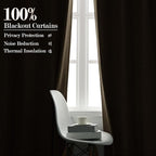 100" W x 96" L Faux Linen Room Divider Curtains, Full Blackout Pinch Pleated Drapes for Traverse Rod, Bedroom Divider Privacy Drapery with Hooks for Ceiling Track, 1 Panel, Light Khaki
