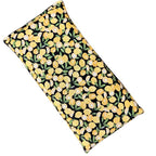 Large Microwave Heating Pad with Flax Seed, Scented or Unscented, Good For Back Pain or Cramps, Moist Heat Therapy or Ice Pack, Microwavable Bean Bag, 6" x 12" (Lemon, Chamomile)