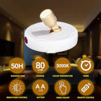 Battery Operated Spotlights, Cordless Picture Light, Dimmable Accent Lighting, Wireless LED Puck Lights, Stick on Lights with Remote for Plant Photo Painting Art Dartboard Portrait